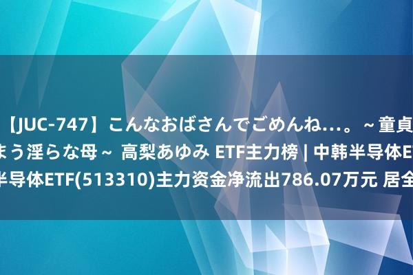 【JUC-747】こんなおばさんでごめんね…。～童貞チ○ポに発情してしまう淫らな母～ 高梨あゆみ ETF主力榜 | 中韩半导体ETF(513310)主力资金净流出786.07万元 居全商场第一梯队